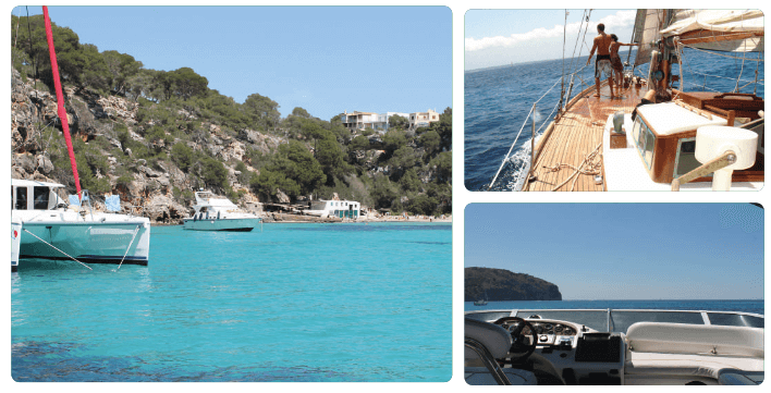 Boat rental Mallorca with skipper